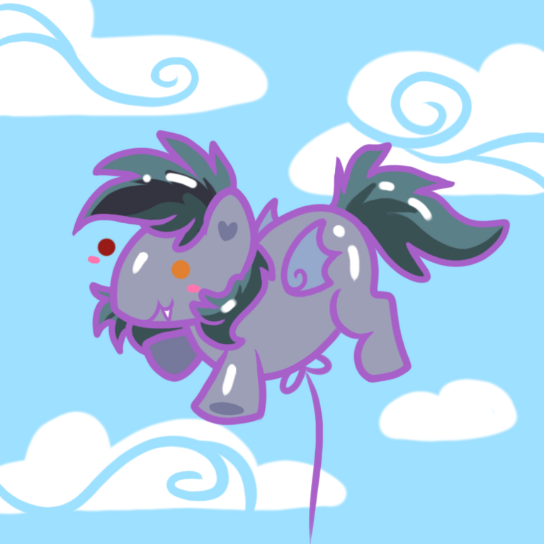 Image: PaperBagPony balloon YCH.png